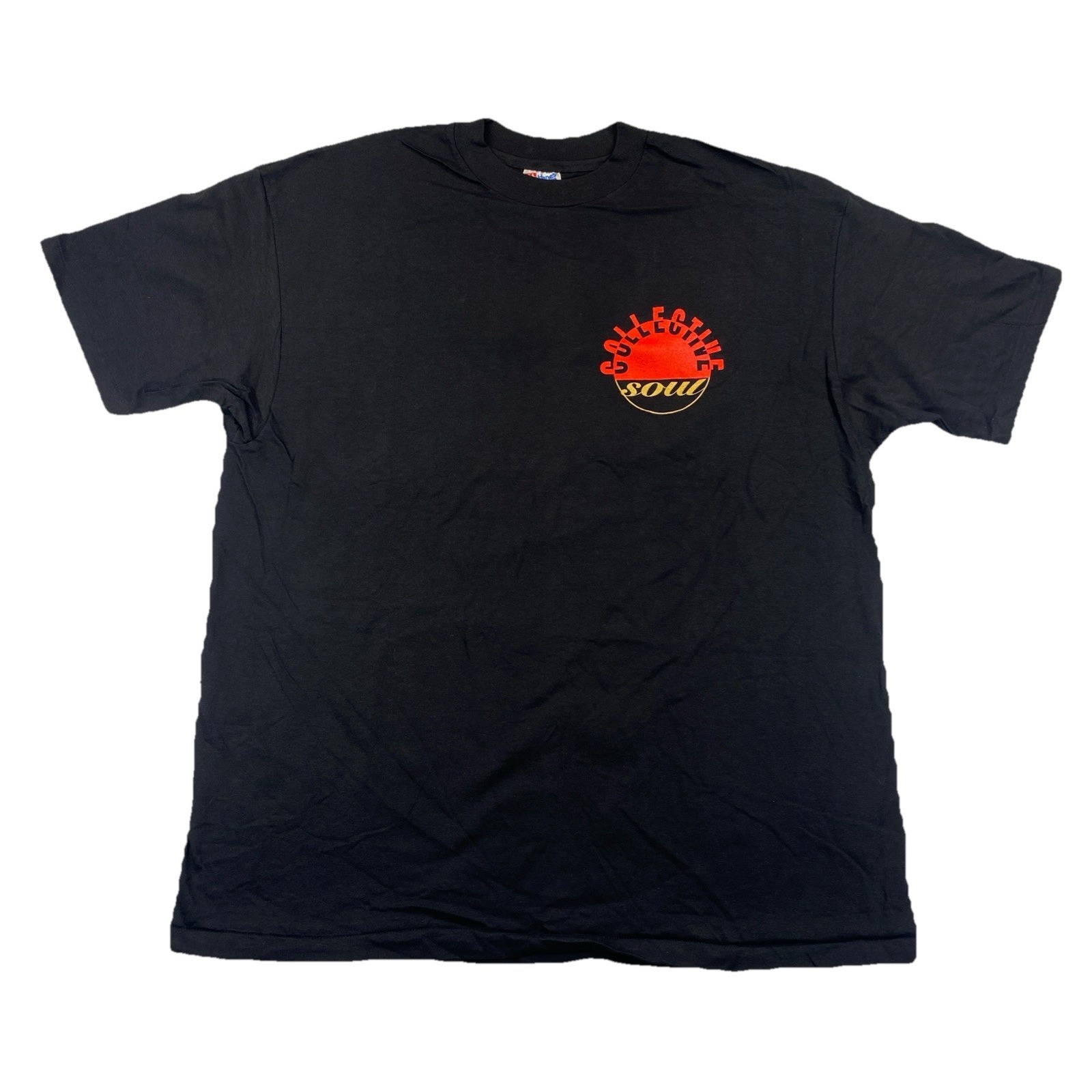 Collective Soul Band Tour Concert T-Shirt Black Hints Allegations Vintage Xl